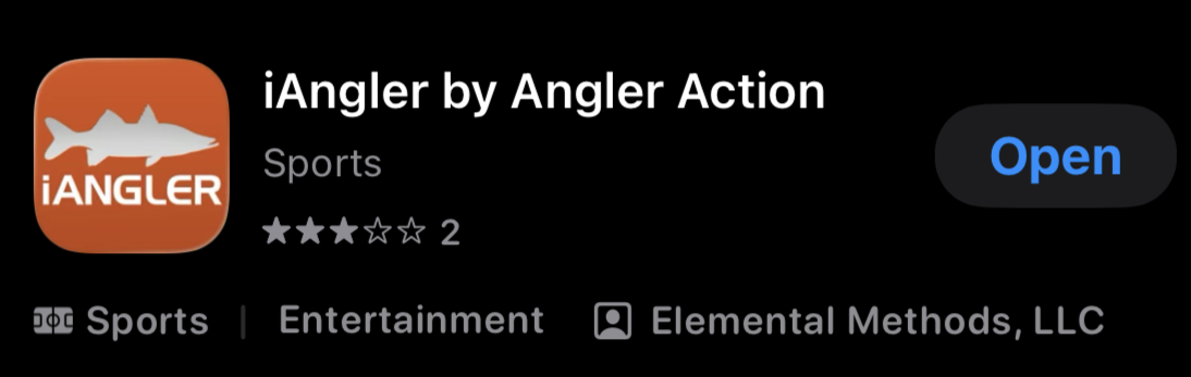 App icon iAngler