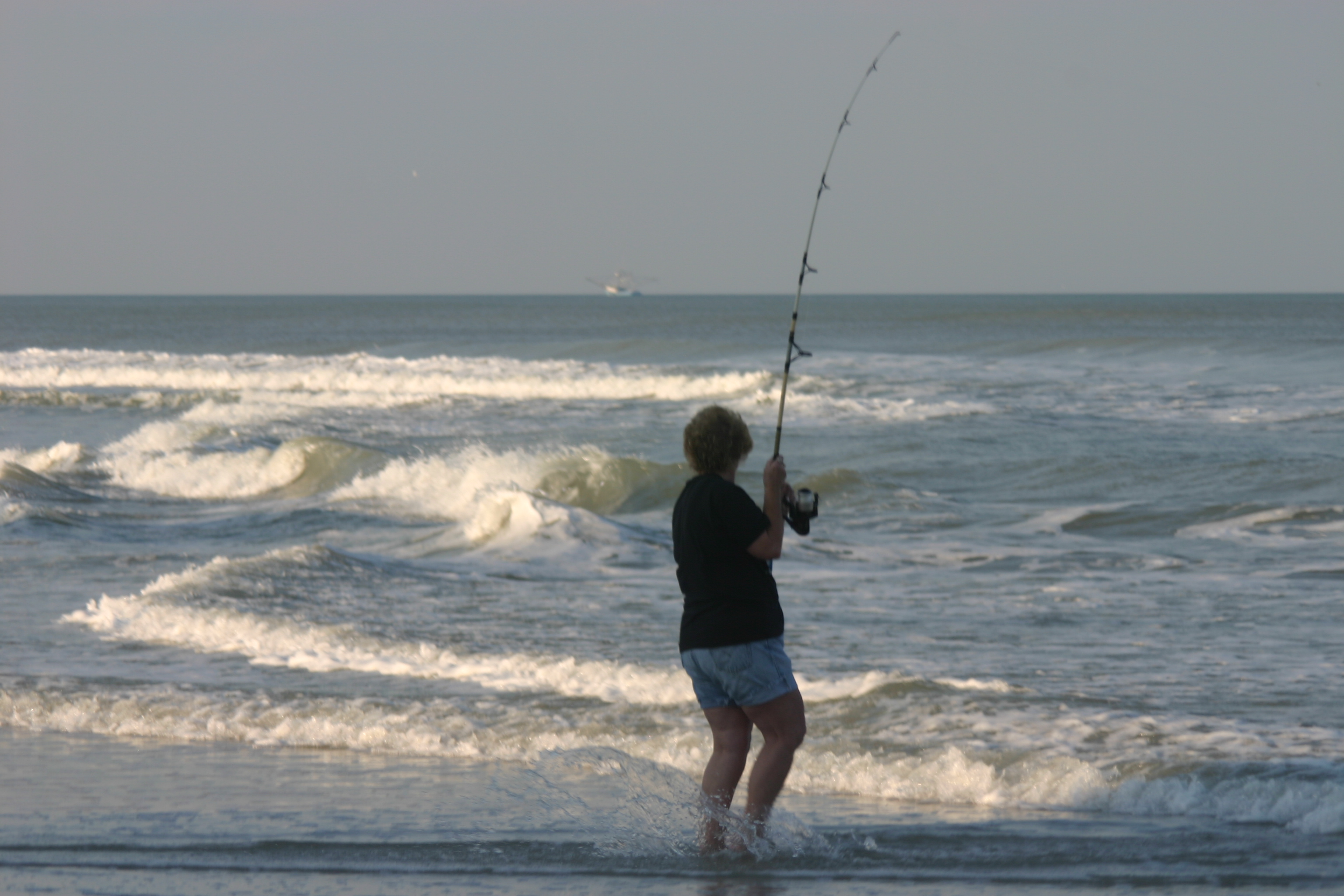 Cool off in the summer surf and the east coast pompano bite