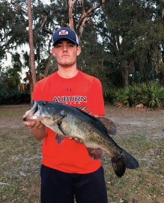 Nice bass caught at the local park a few years back